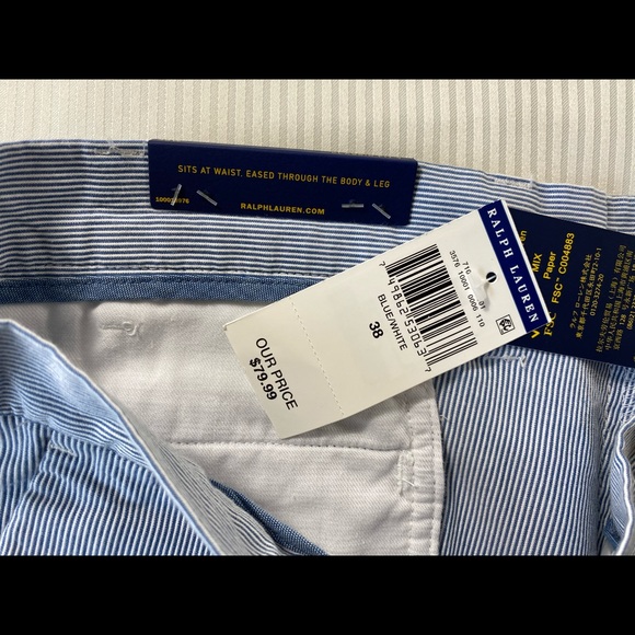 Polo Ralph Lauren Classic Fit Pinstripe Pony Short - Picture 6 of 11